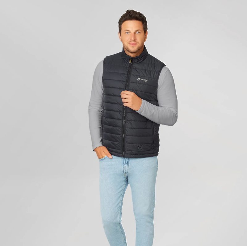 Nouveau – Sweat à capuche chauffant ultra doux unisexe Transit 2.0 avec HeatSync™ – Noir