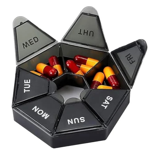 Weekly Pill Organizer Box